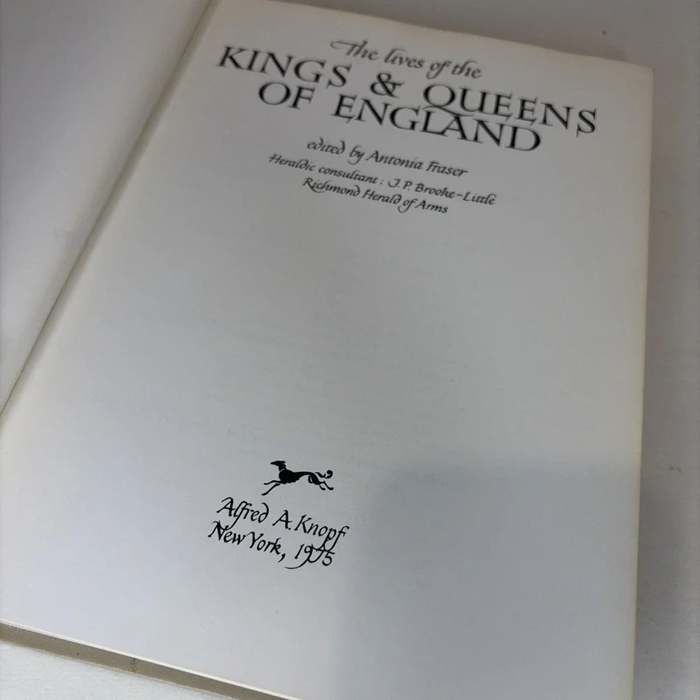 The‎ Lives of the Kings and Queens of England edited by Antonia Fraser 1975, h/c